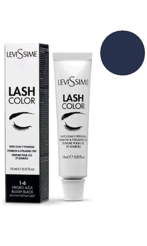 Фарба для брів і вій LeviSsime Lash Color 1-6 Bluish Black (33150)