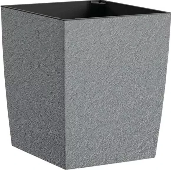 Квітник Plastkon ELIOT Stone 25x25 см Сірий (A-011391)