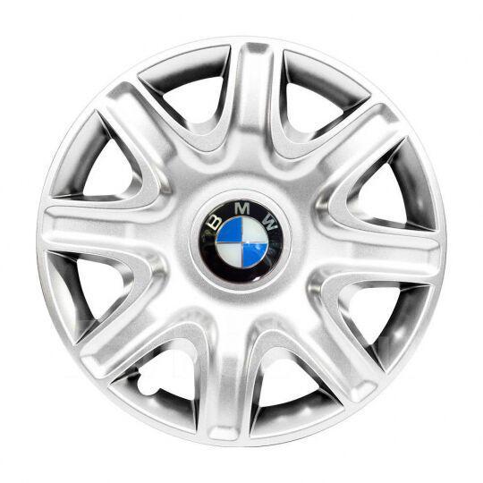 Ковпаки автомобільні SKS 332 R15 з логотипом BMW 4 шт. Сріблястий Ковпаки автомобільні SKS 332 R15 з логотипом BMW 4 шт. Сріблястий