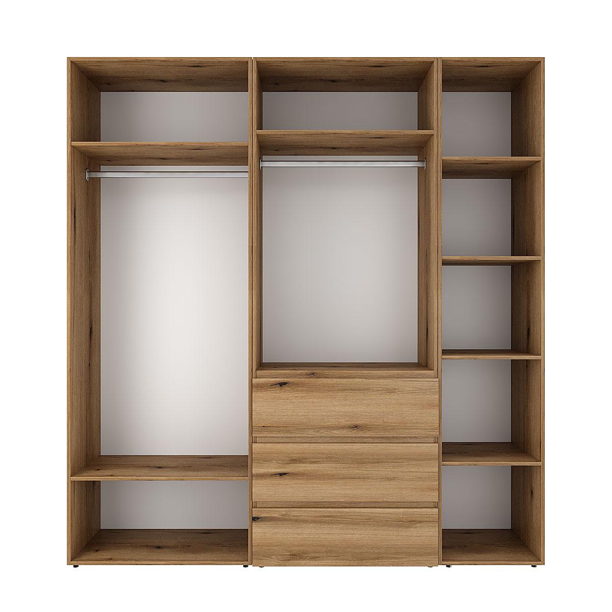 Шкаф распашной комбинированный ART IN HEAD №4 Light 2000x500x2200 мм Дуб Эвок прибрежный (GALTK0410000000) - фото 2 Шкаф распашной комбинированный ART IN HEAD №4 Light 2000x500x2200 мм Дуб Эвок прибрежный (GALTK0410000000) - фото 2