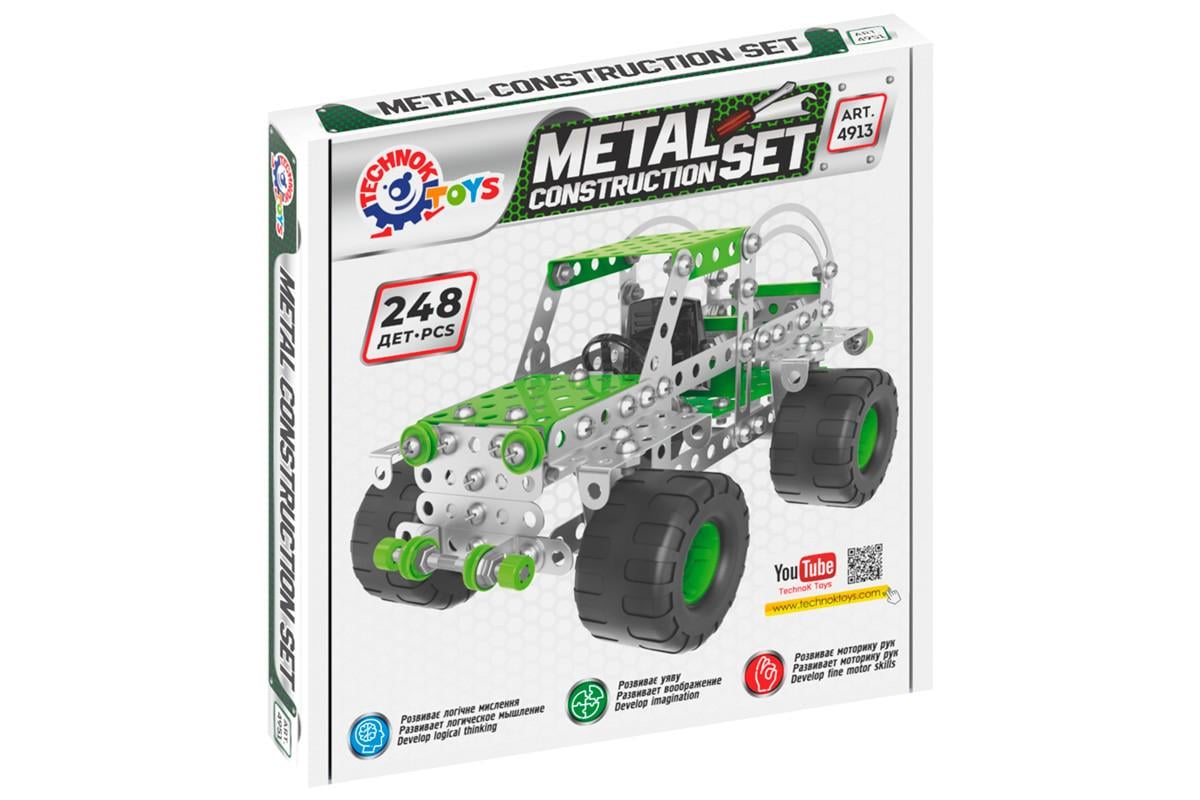 Конструктор металевий ТехноК Позашляховик 248 деталей (4913)