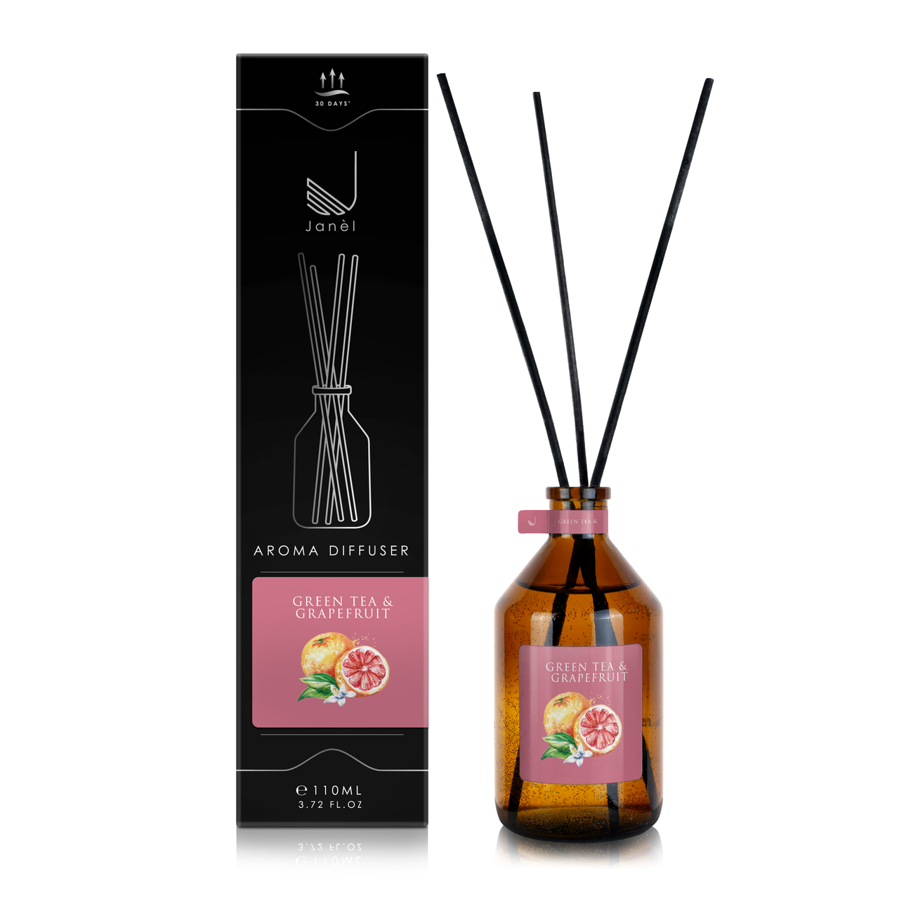 Аромадифузор Janel Зелений чай та грейпфрут 110 мл (132-d110)