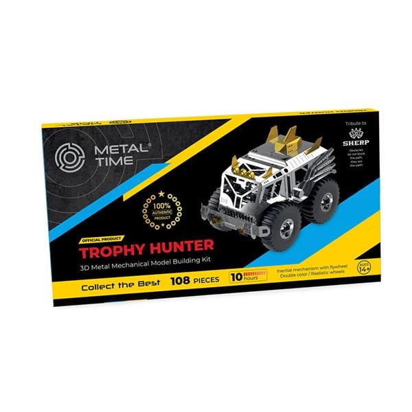 Конструктор-модель Metal Time Trophy Hunter Всюдихід Шерп механічний (MT056)