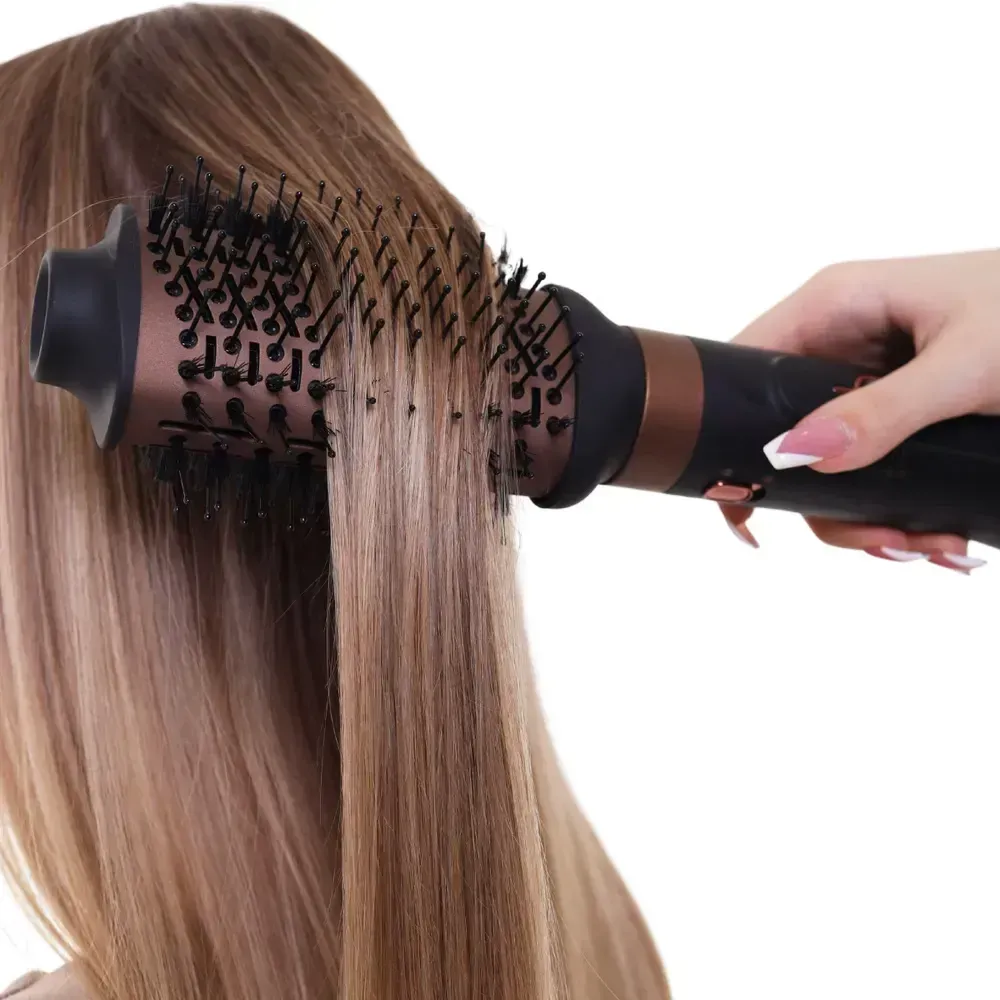 Фен щітка для укладання та завивки волосся + 6 насадок, 1000Вт, VGR V-491 (L) - фото 6 Фен щітка для укладання та завивки волосся + 6 насадок, 1000Вт, VGR V-491 (L) - фото 6