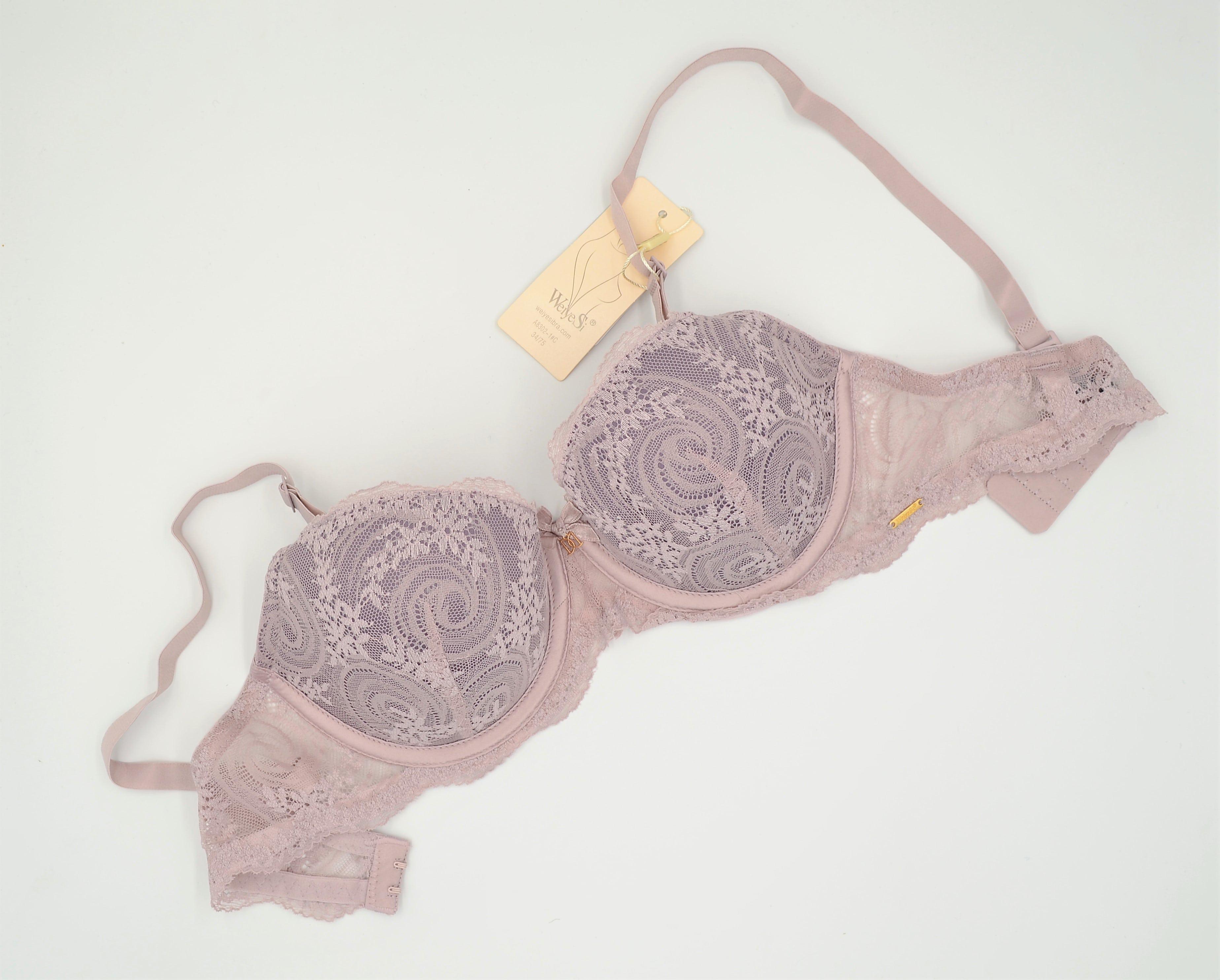 Бюстгальтер женский чашка C Weiyesi 8302-1, 80C Какао