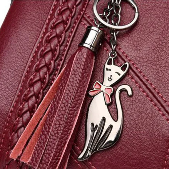 Женская сумка через плечо C00204-2 Бордовый (C00204-2) - фото 2 Женская сумка через плечо C00204-2 Бордовый (C00204-2) - фото 2