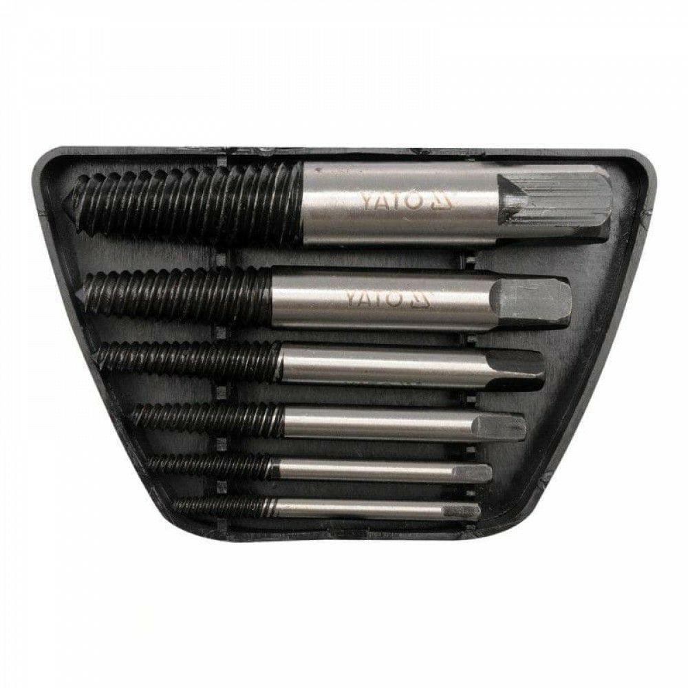Екстрактори зламаних болтів YATO YT-0590 3-14 мм 6 шт. (27714104)