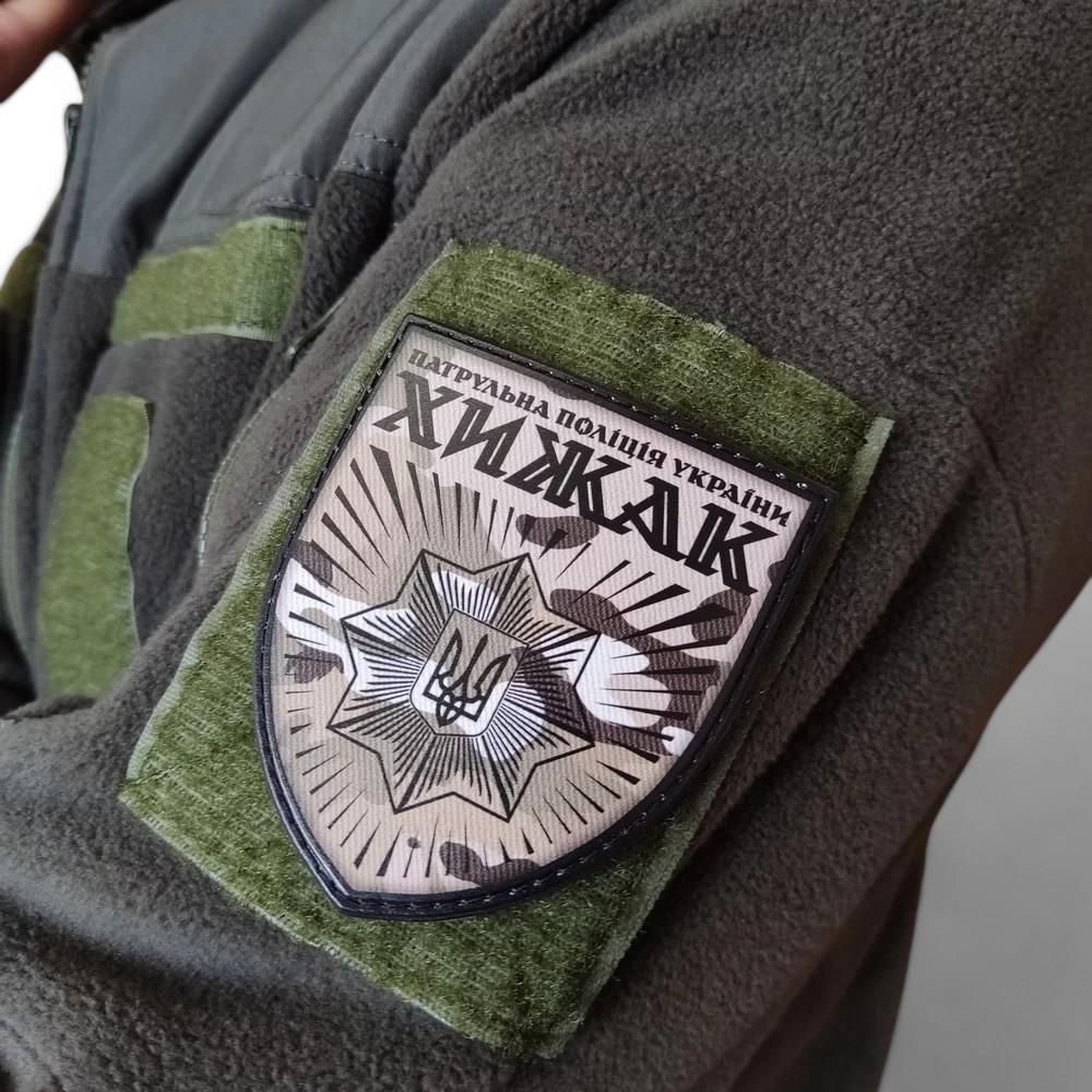 Патч-шеврон "Патрульна поліція України Хижак" Мультикам (29467706) - фото 2 Патч-шеврон "Патрульна поліція України Хижак" Мультикам (29467706) - фото 2