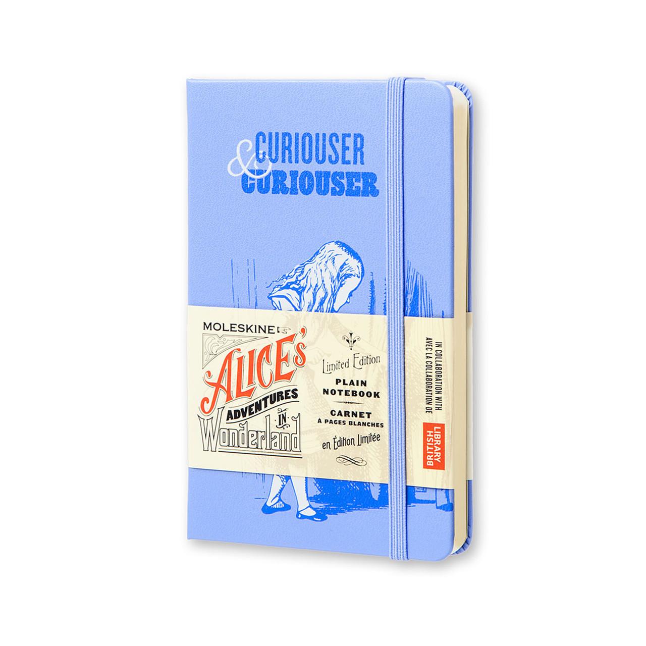 Блокнот Moleskine Limited Alice карманный 9х14 см 192 страницы нелинованный Голубой (8052204400874)