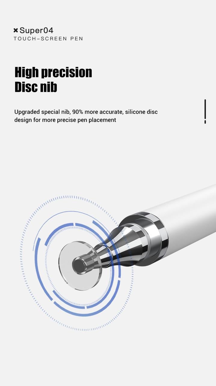 Стилус двосторонній для малювання 2в1 Сріблястий (2102748373) - фото 10