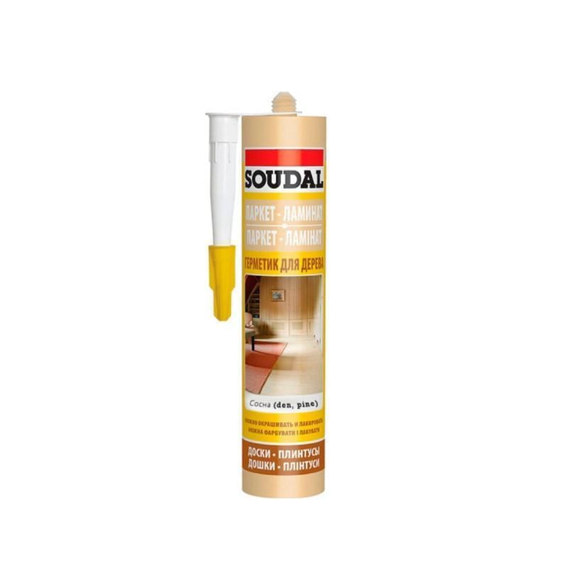 Герметик для дерева SOUDAL полиакрилат 280 мл Сосна (000020000000045011)