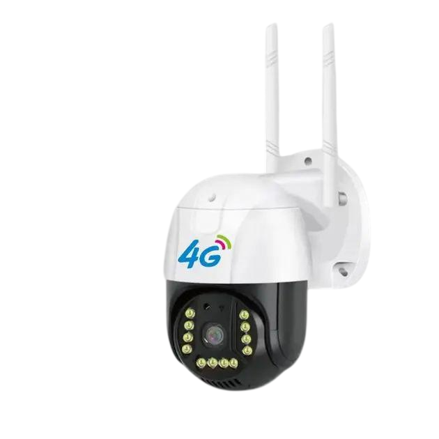 Камера видеонаблюдения поворотная с ночной съемкой/двусторонней аудио связью/датчиком движения 4G Sim V380 PRO IP 66