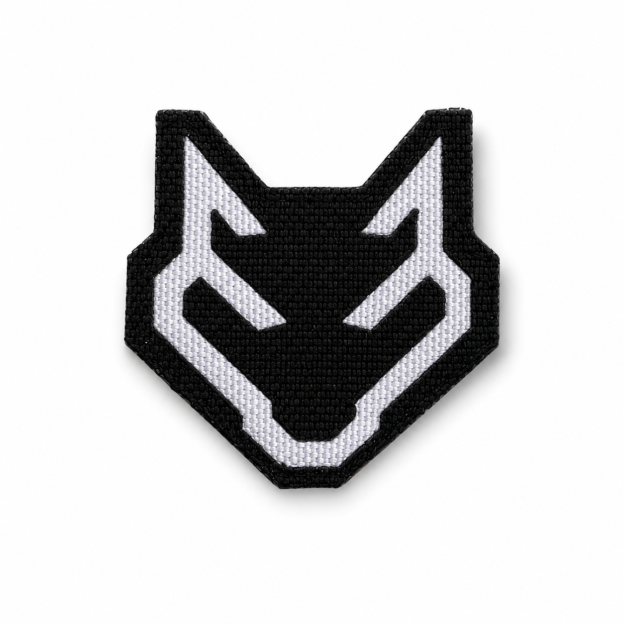 Шеврон на липучці Laser Cut Лис FOX 5х5,5 см Чорний/Білий Шеврон на липучці Laser Cut Лис FOX 5х5,5 см Чорний/Білий