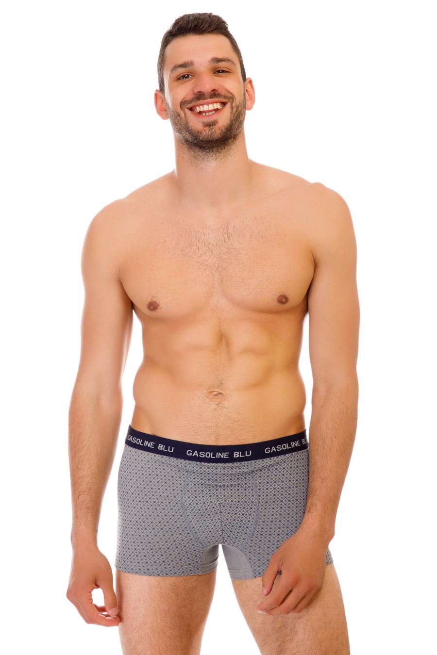 Трусы боксеры Gasoline Blu р. 50/L Серый (70848)