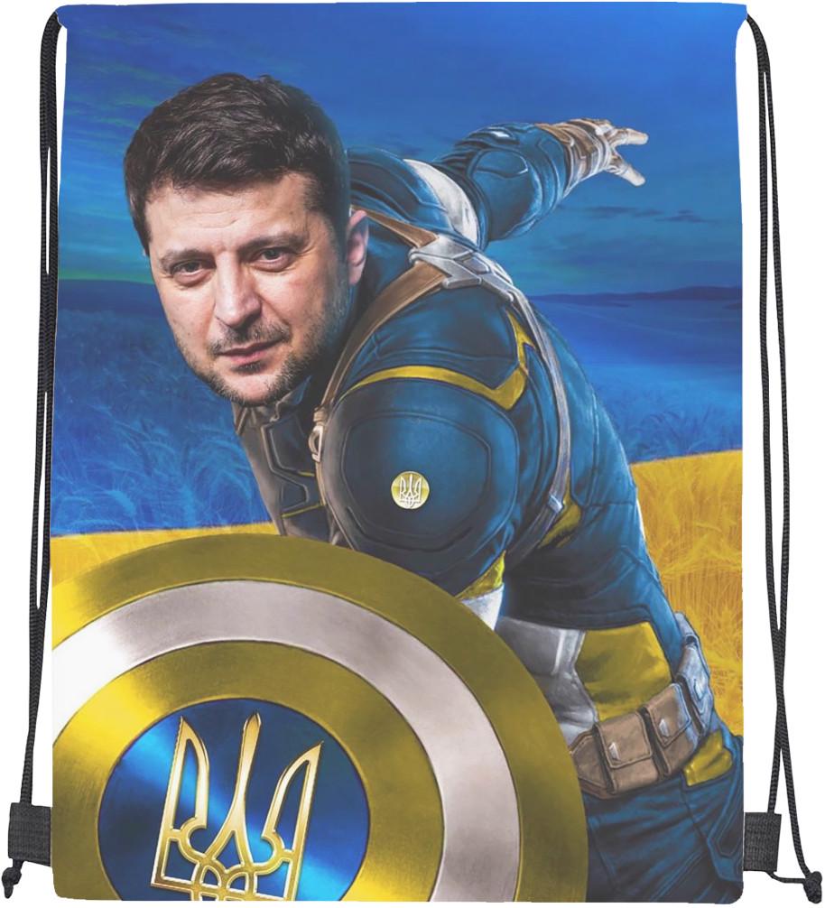 Мішок спортивний Супергерой Зеленский (20302107)