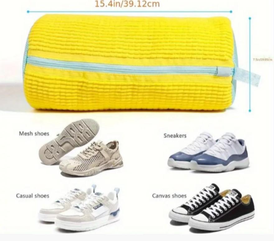 Сумка-мішок для прання білизни BauTech 39x19 см Жовтий (29464077) - фото 3 Сумка-мішок для прання білизни BauTech 39x19 см Жовтий (29464077) - фото 3