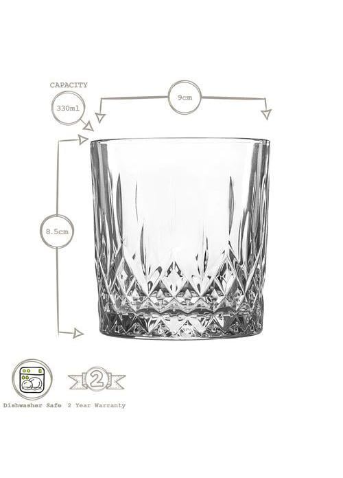 Набор стаканов для виски Lav Odin стекло 330 мл 6 шт. (LV-ODN430F) - фото 3