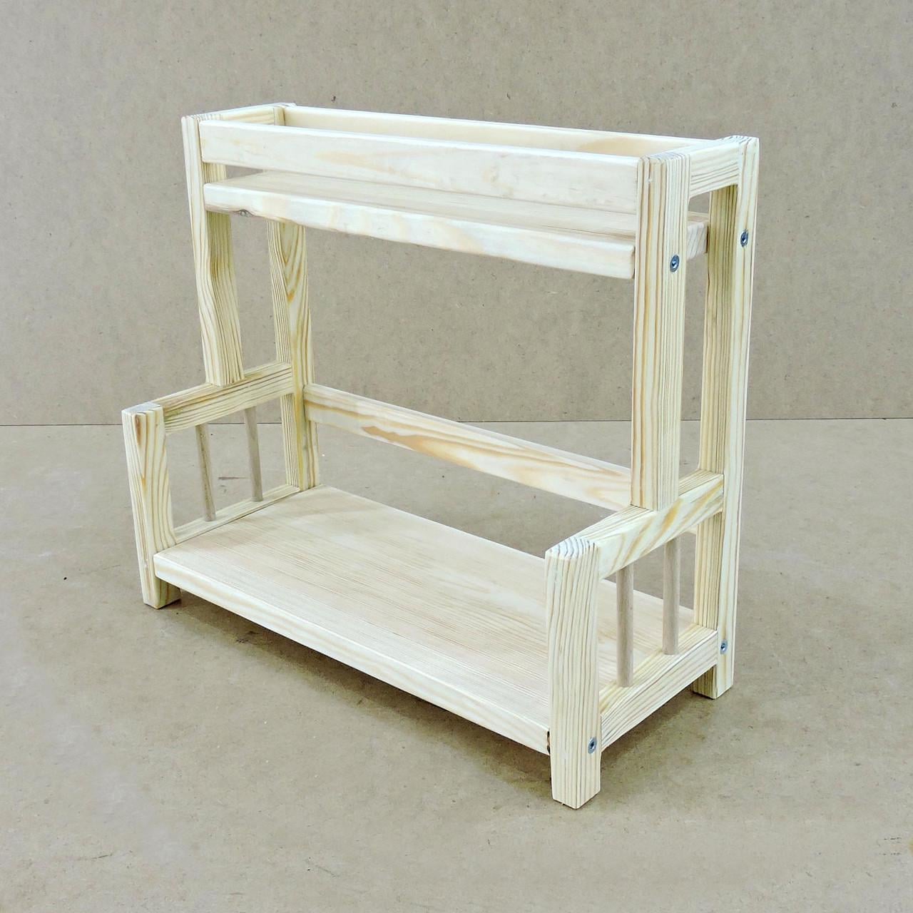 Полка настольная из дерева Каражал Бланже (ПСТ/000901)