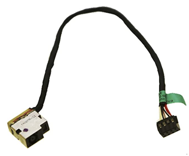 Разьем питания для ноутбука HP 250 G3/250 G2/250 G0 709802-YD1 с кабелем угловой/шлейф/гнездо (1397284272)