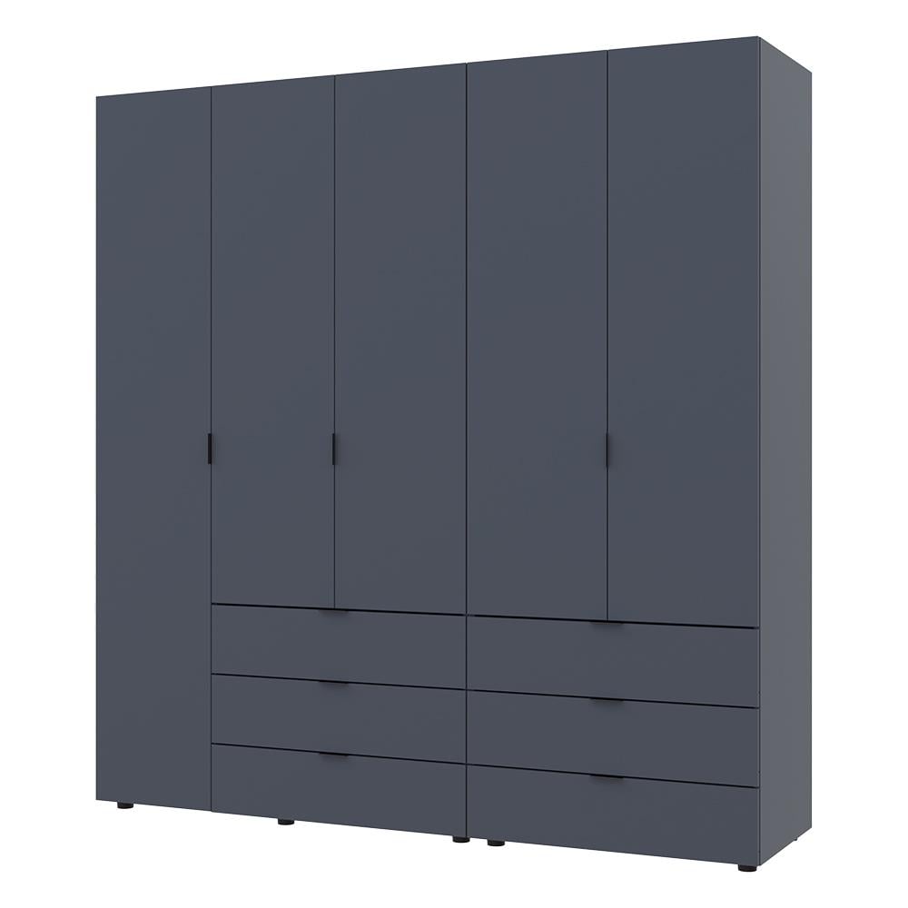 Комплект шкафов для одежды Doros Гелар 193,7х49,5х203,4 см 2 шт. Графит (DRS-011118)