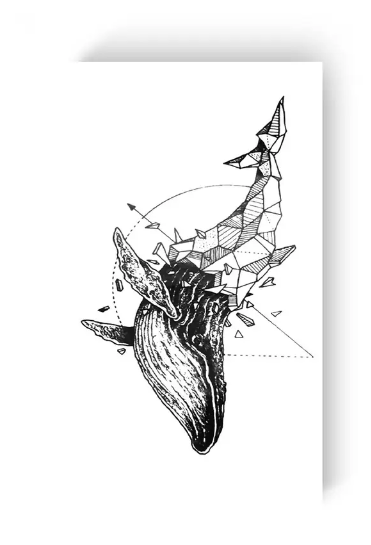 Татуировка временная водостойкая бодиарт Кит геометрия LB-36 (KG-9169) Татуировка временная водостойкая бодиарт Кит геометрия LB-36 (KG-9169)