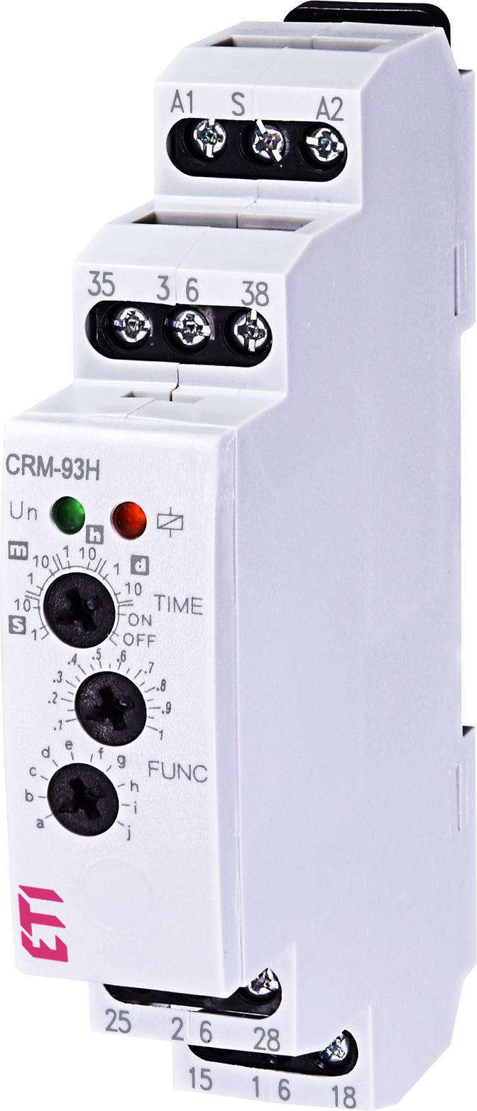 Реле времени ETI многофункциональное CRM-93H 12-240V AC/DC (002470002) - фото 1