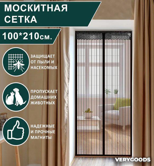 Сітка на двері VeryGoods антимоскітна на магнітах (379875903) - фото 2