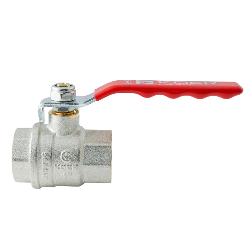 Кран шаровой ГГВ Koer Extreme KE.214-25 1" FF ручка вачка Красный (KR5746)