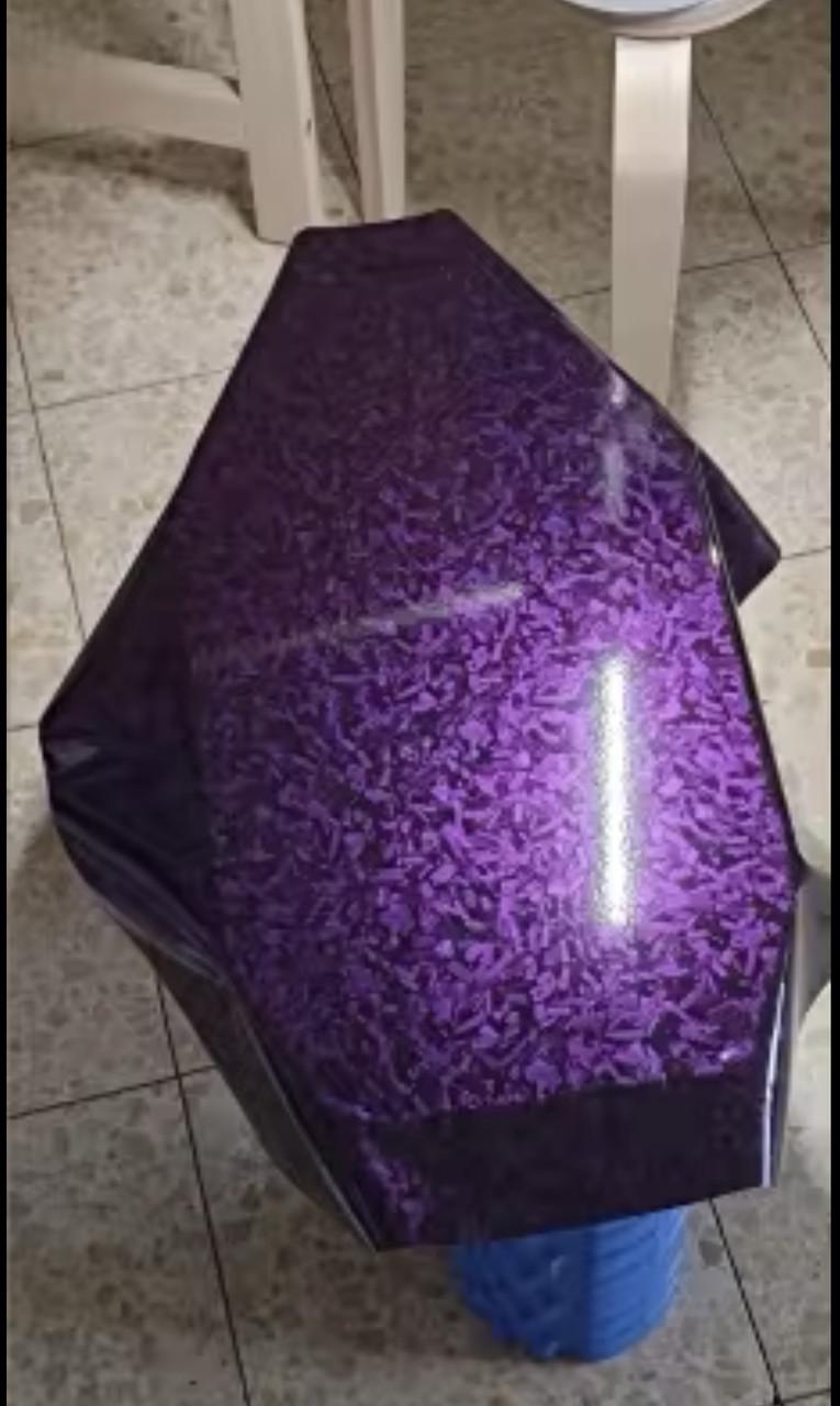 Плівка самоклеюча СONGSHANG під кований ломаний карбон супер глянець 30x150 см (2301137558) - фото 5