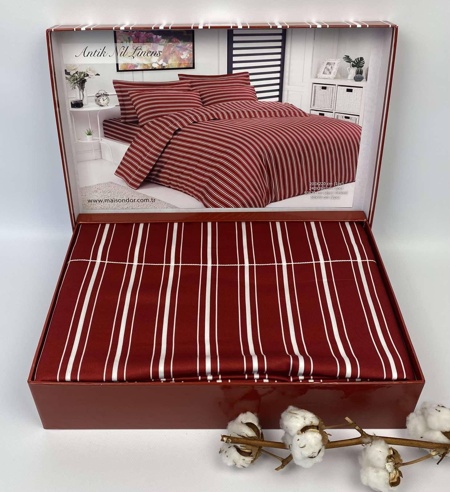 Постельное белье Maison D'or Antik Nil Linens 200х220 см Red (CN18877) Постельное белье Maison D'or Antik Nil Linens 200х220 см Red (CN18877)