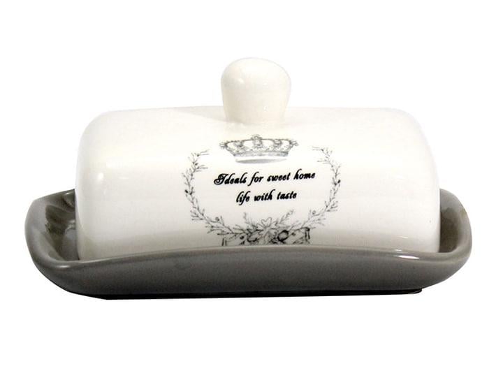 Маслянка Interos Корона керамічна 17х12х8 см (046 CR)