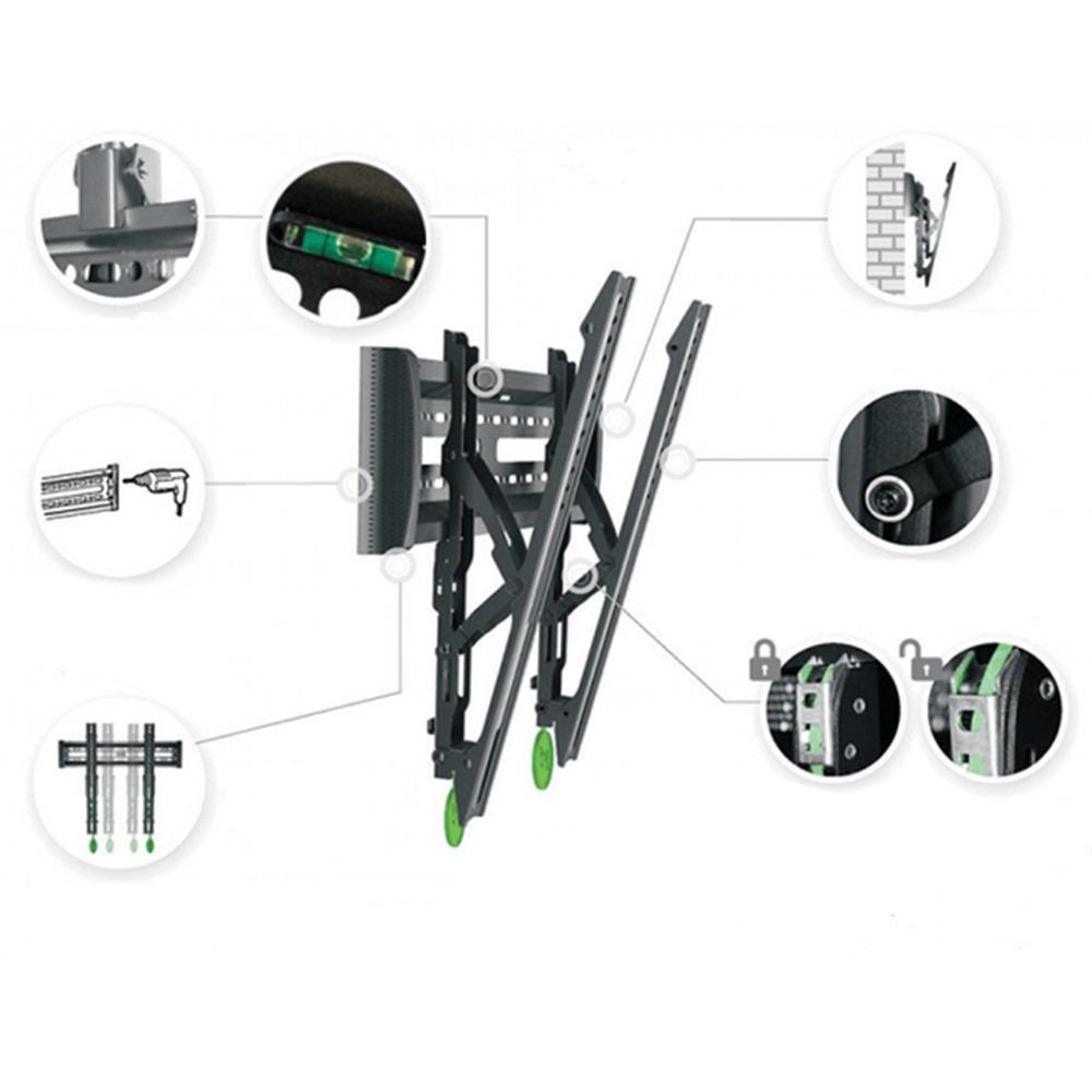 Кронштейн для телевизора на стену наклонный 55"-75" (EL-C3-T55"-75") - фото 2