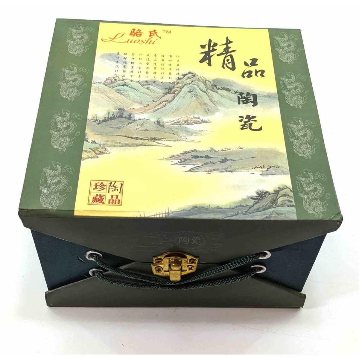 Сервіз глиняний для чаю 17х18х9,5 см (27997) - фото 3 Сервіз глиняний для чаю 17х18х9,5 см (27997) - фото 3