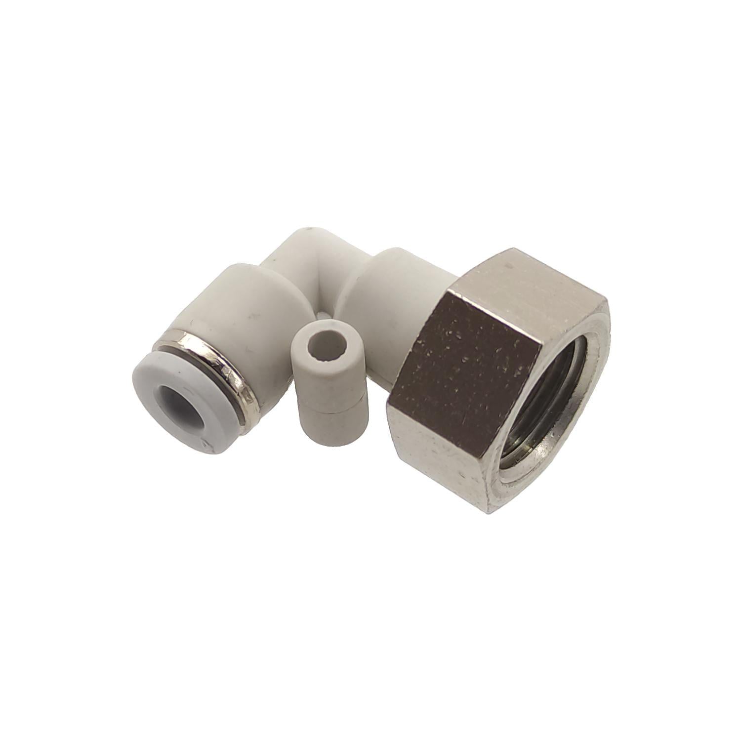 Угловой цанговый пневматический фитинг с внутренней резьбой TP XPLF 4-G02