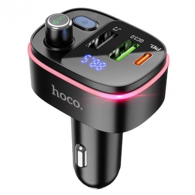 Модулятор FM Hoco E62 QC3.0 18W 3A PD20W Bluetooth 5.0 із швидкою зарядною - фото 3