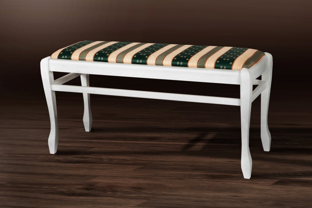 Банкетка большая Мікс Меблі Сиеста 90 см Белый (17648)