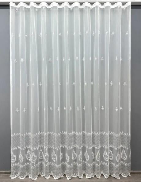 Тюль бамбуковый с принтом 3,1 м Белый (1585т) Тюль бамбуковый с принтом 3,1 м Белый (1585т)