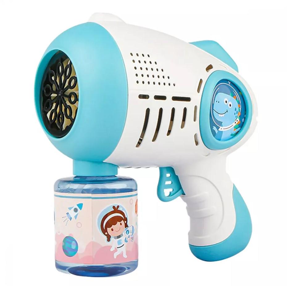 Детский пузырьковый пистолет Dinosaur Space R2 Бело-голубой (000003970)