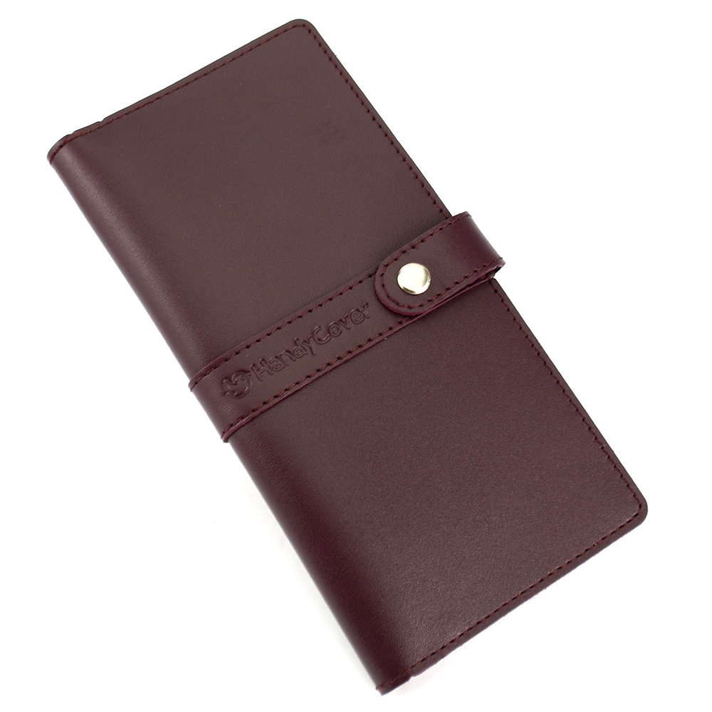 Кошелек женский кожаный Handycover HC0078 Бордовый