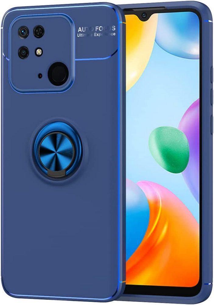 Чехол с кольцом Xiaomi Redmi 10C Autofocus Blue (30105-28)