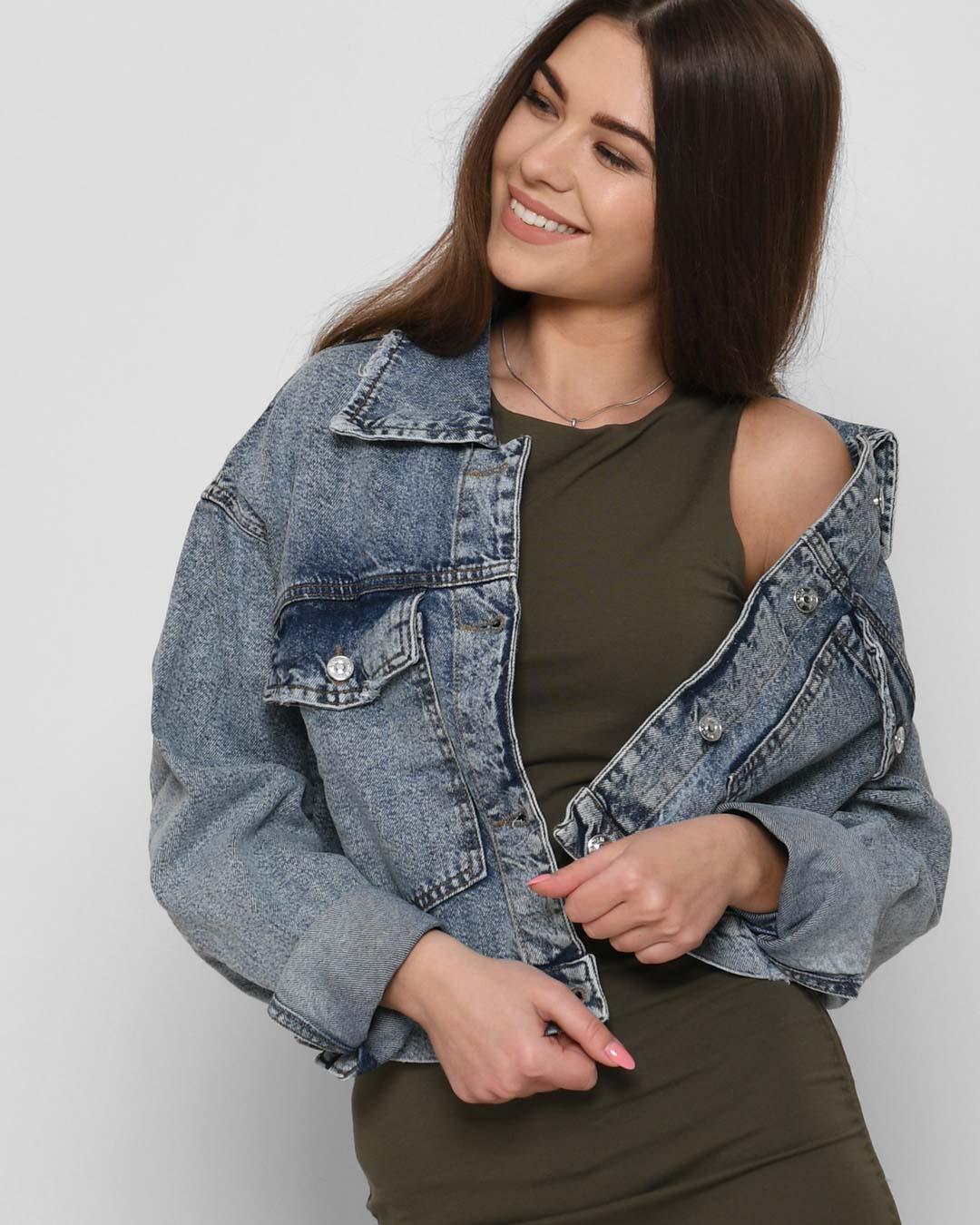 Куртка джинсовая Levure-31881-11 M Голубой (2000002405184)