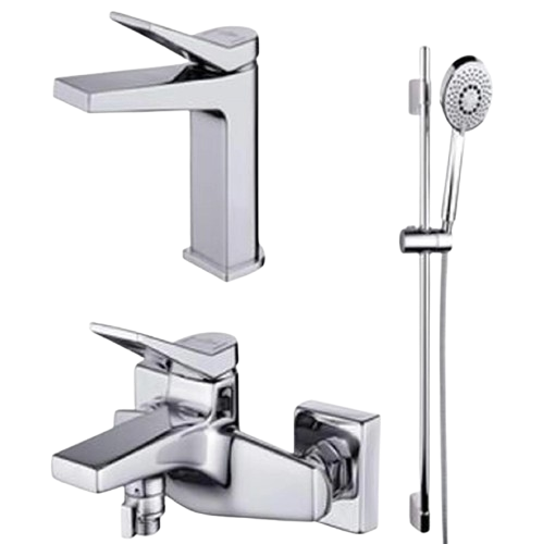 Комплект змішувачів для ванної кімнати Cersanit 3в1 B247 (000021654) Комплект змішувачів для ванної кімнати Cersanit 3в1 B247 (000021654)