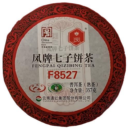 Чай Шу пуэр F8527 Fengpai 2023 год блин 357 г (5-2-0113-w)