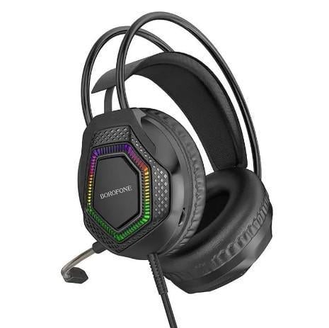 Наушники геймерские RGB Borofone BO105 AUX USB
