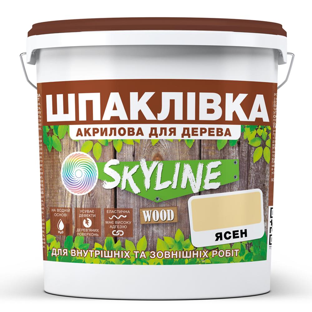 Шпаклевка акриловая Skyline Wood для дерева 1,5 кг Ясень - фото 1