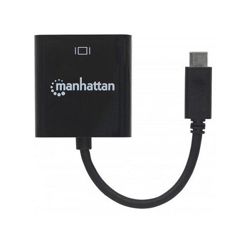 Переходник Manhattan USB Type-C to HDMI F Black (151788)