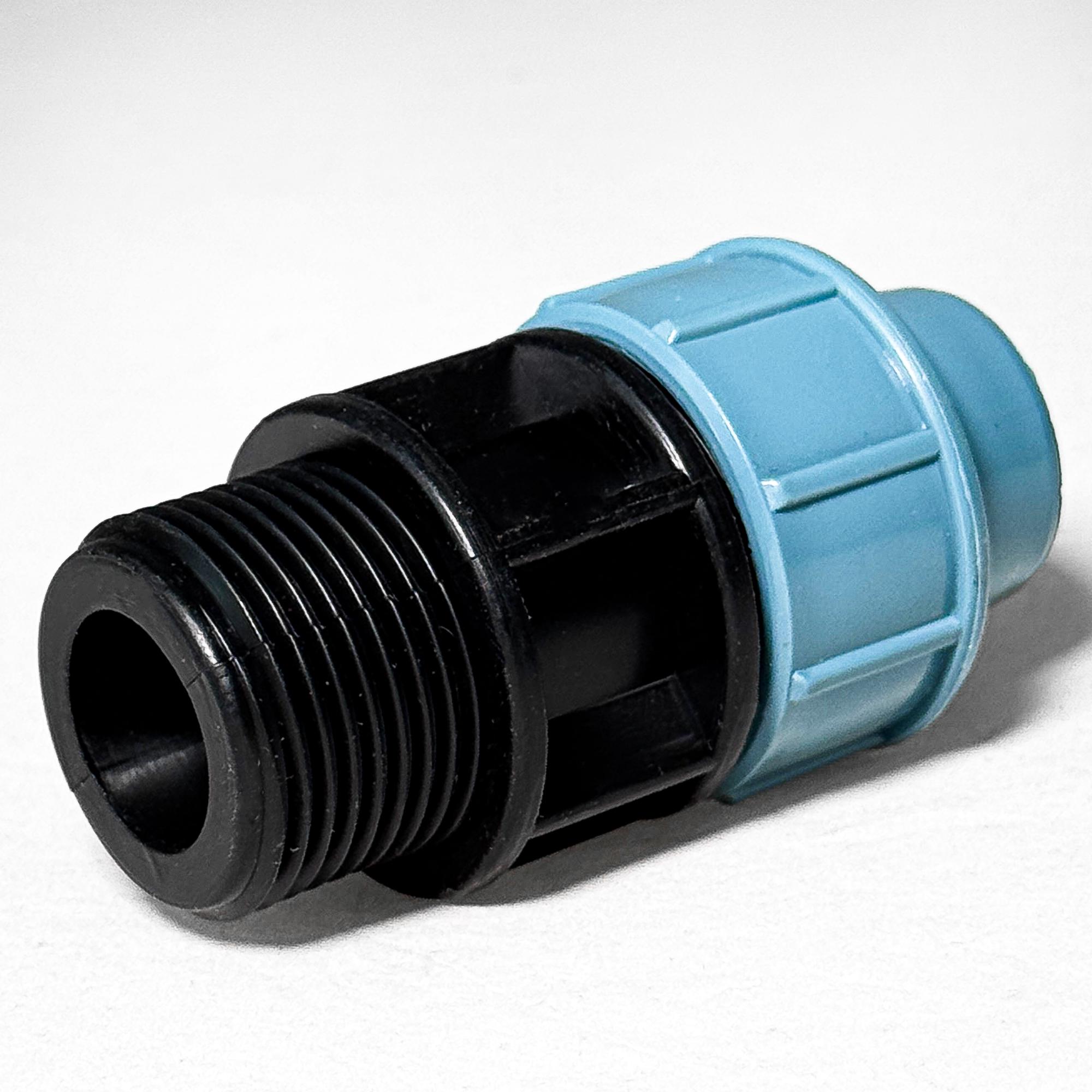 Муфта затискна SANTAN із зовнішнім різьбленням 20 мм х 1" (323527) - фото 2