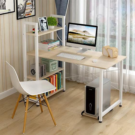 Компьютерный стол Loran в стиле лофт Белый (SO2-12 White_freg_2)