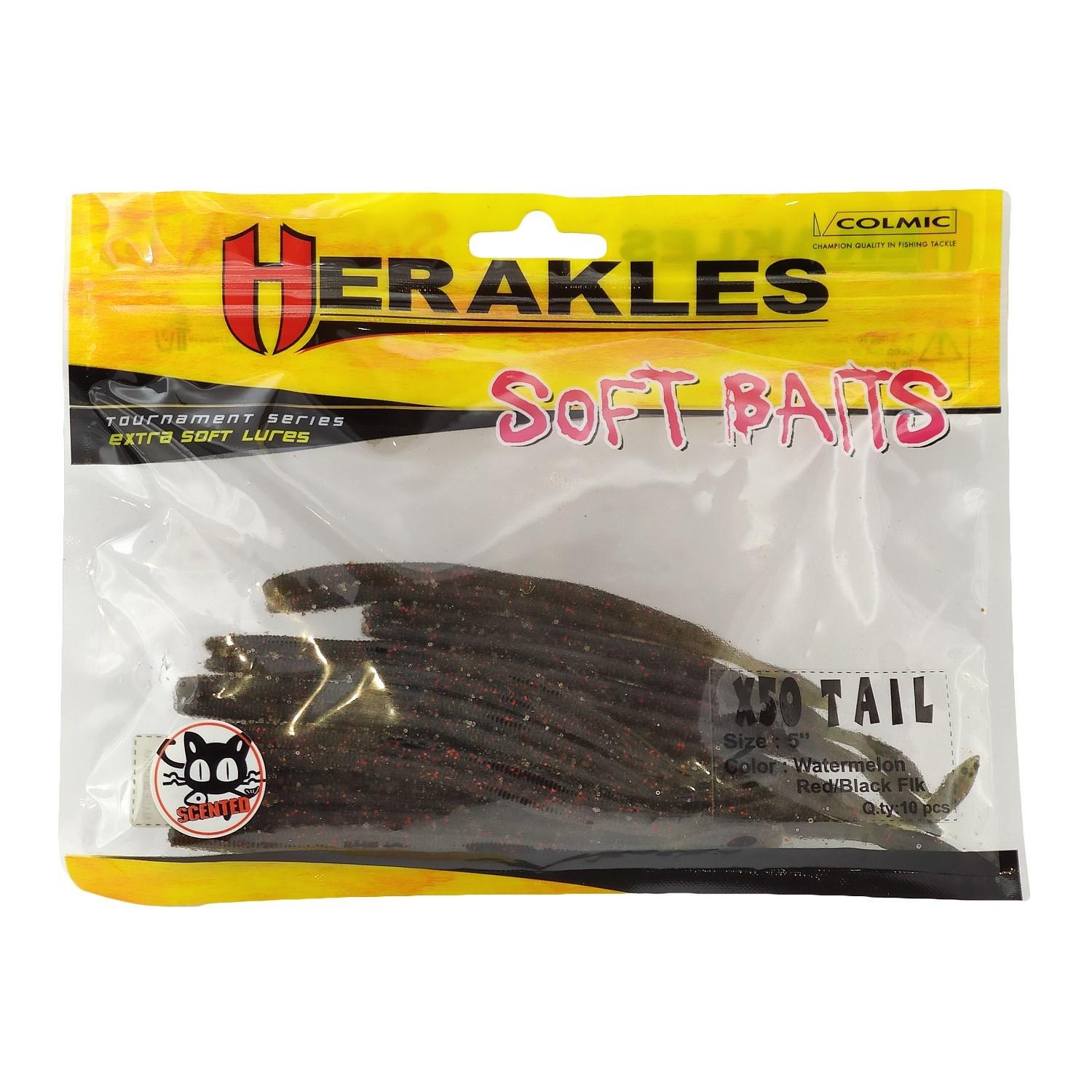 Силикон Colmic HERAKLES X50 5" Watermelon Red 10 шт.