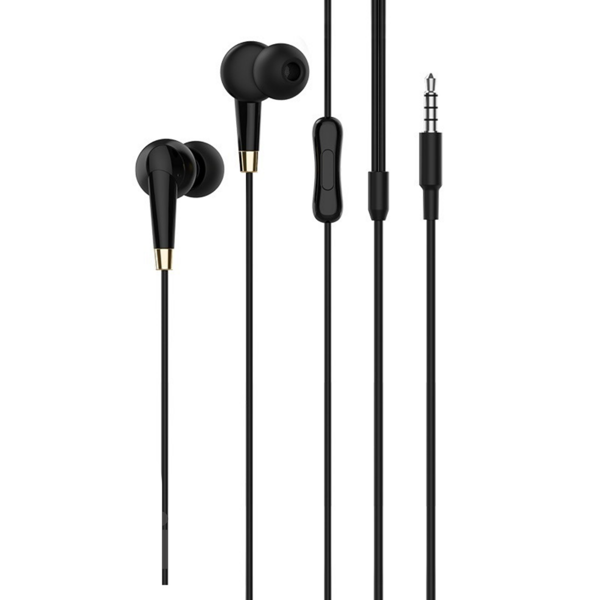 Навушники Hoco M58 Amazing universal earphones з мікрофоном Black - фото 3